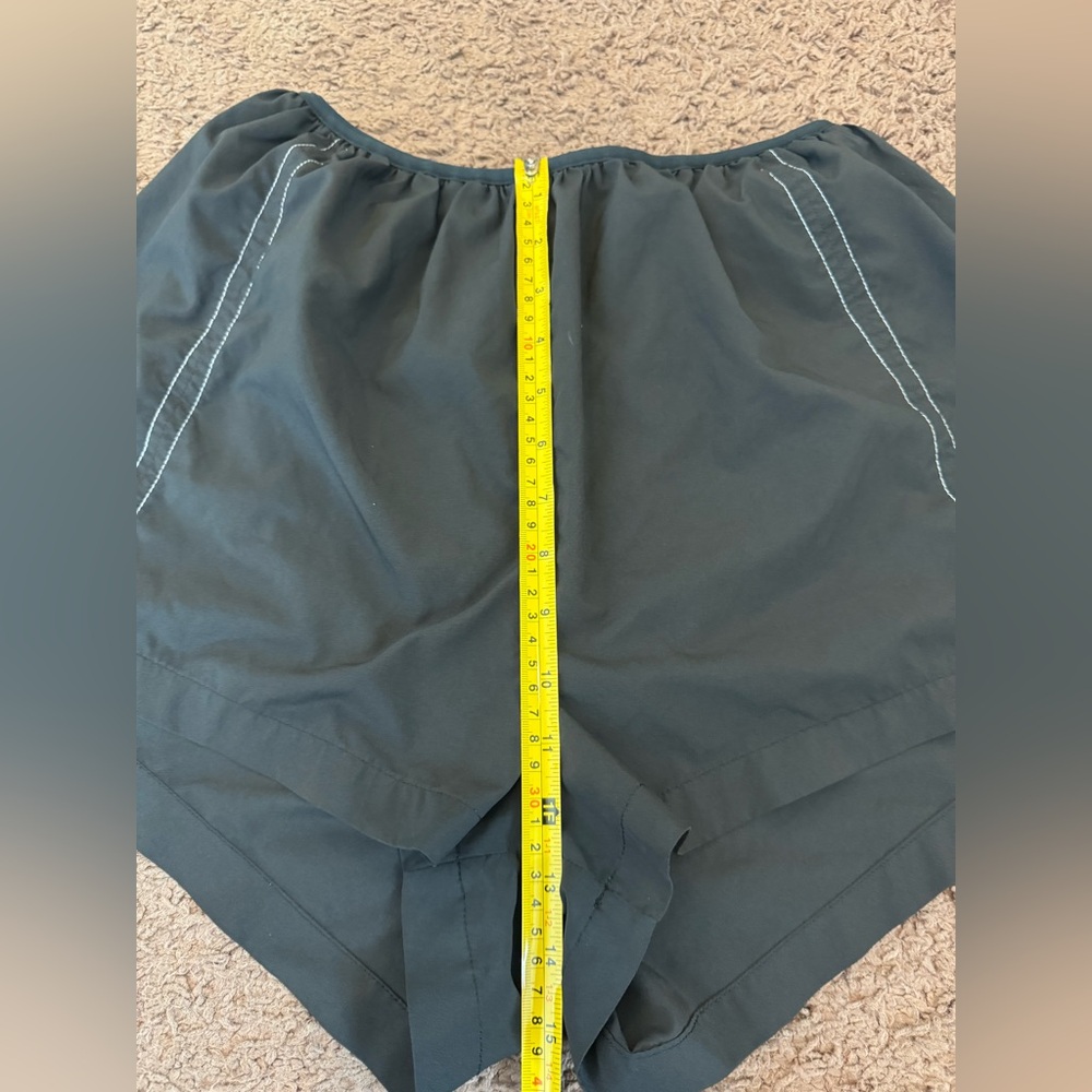 2 FOR $25 InSport Black Nylon High Rise Running Gym Shorts Built In Brief M L XL - Picture 7 of 9